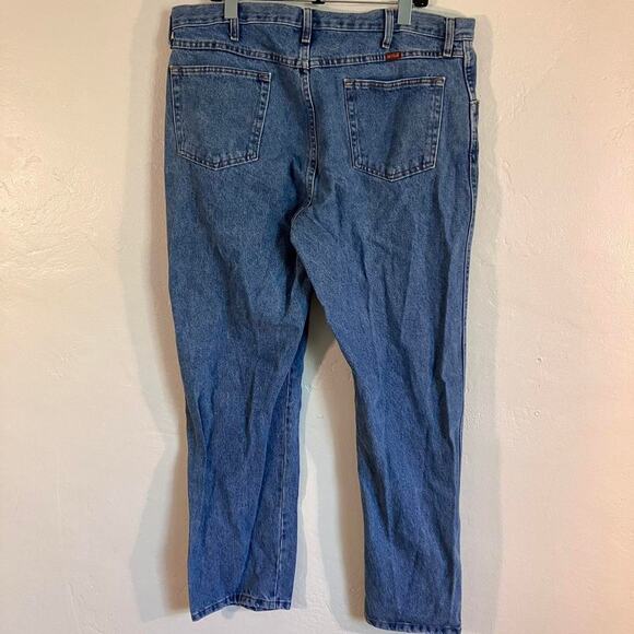 Vintage Y2K Rustler Blue Medium Wash Denim Jeans - Picture 3 of 7